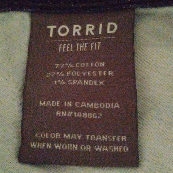 Torrid Dark Blue Women's Boot Cut Jeans - Picture 5 of 7